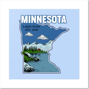 Minnesota and vintage Posters and Art
